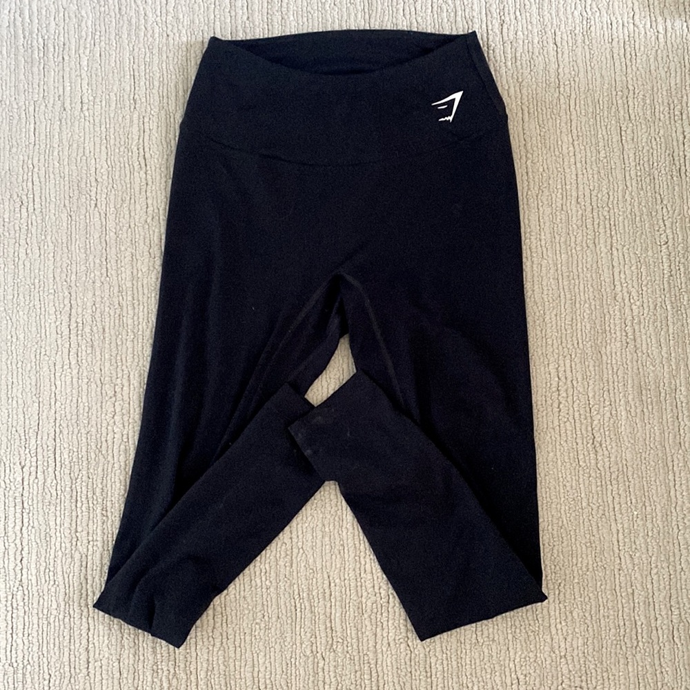 Womens Black Gymshark Leggings (full length)